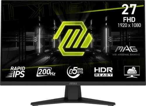 Rent to own MSI - MAG 274F 27" FHD 200Hz 0.5ms FreeSync Gaming Monitor (DisplayPort, HDMI) - Black