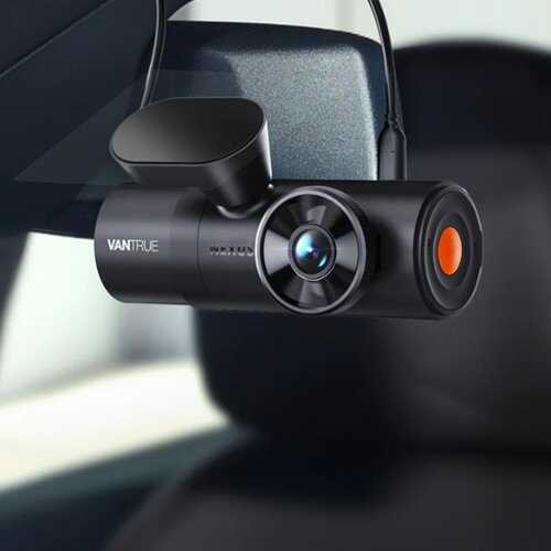 Rent to own Vantrue - N4 PRO - 4K HDR Dashcam | Front, Cabin & Rear Views | Night Vision, Parking Mode, Voice Control, 5GHz Wi-Fi & GPS - Black
