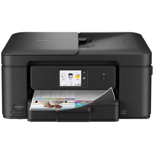 Rent to own Brother - Work Smart 1410 Wireless Color Inkjet All-in-One Printer, 2.7” Color Touchscreen (MFC-J1410DW), Great for Home Offices - Black