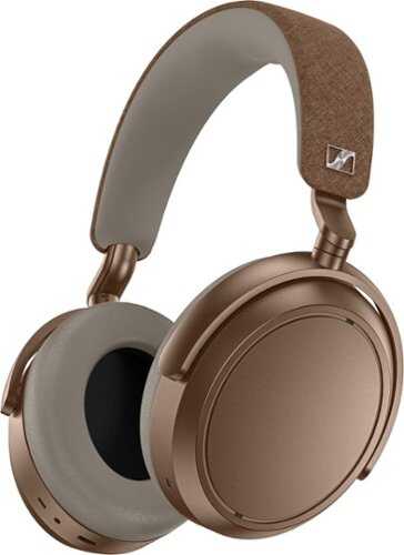 Rent to own Sennheiser - MOMENTUM 4 Wireless Adaptive Noise-Canceling Over-The-Ear Headphones - Brown