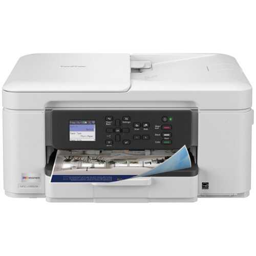 Rent to own Brother - INKvestment 1365 Wireless Color Inkjet All-in-One Printer with Auto Duplex Print (MFC-J1365DW), Great for Home Offices - White