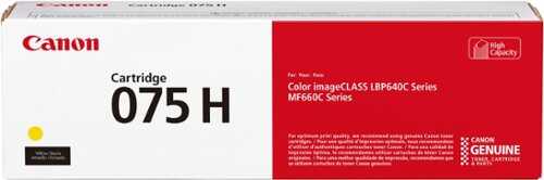 Rent to own Canon - Toner 075 High Yield Toner Cartridge - Yellow