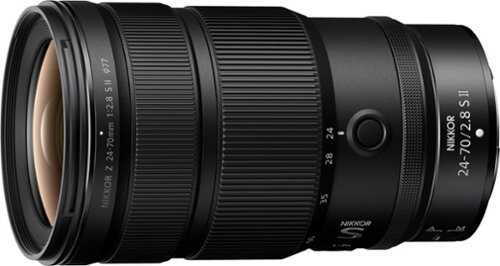 Rent to own Nikon - NIKKOR Z 24-70mm f/2.8 S II Wide-angle Zoom Lens for  Z Mount Mirrorless Cameras - Black