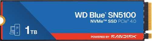 Rent to own WD - Blue SN5100 1TB Internal SSD PCIe Gen 4 x4 NVMe