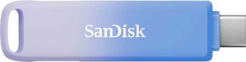 Rent to own SANDISK - Creator Phone Drive 128GB USB Type C and Lightning connectors - Blue