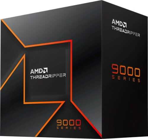 Rent to own AMD - Ryzen Threadripper 9980X 64-Core - 128-Thread 3.2 GHz (5.4 GHzMax Boost) Socket sTR5 Unlocked Desktop Processor - Black
