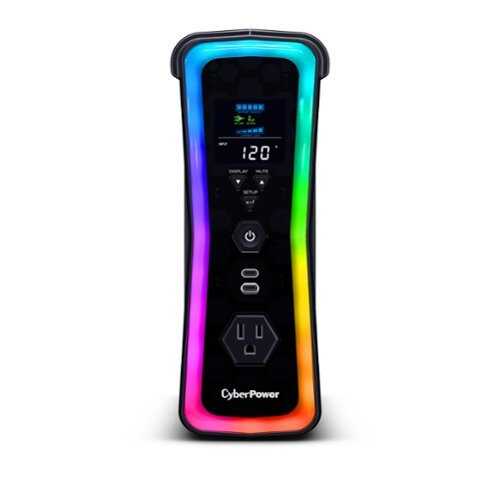 Rent to own CyberPower - GX150C2 Gaming UPS System with RGB Lighting and USB Charging Ports - Black