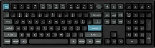 Rent to own Keychron - Q6 Ultra 8k 100% Custom Brown Switch Mechanical Gaming Keyboard with Programmable QMK Launcher Software - Black