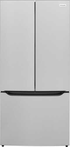 Rent to own Frigidaire - 20 Cu. Ft Counter Depth French Door Refrigerator with Internal Water Dispenser - Fingerprint-Resistant Stainless Steel Look