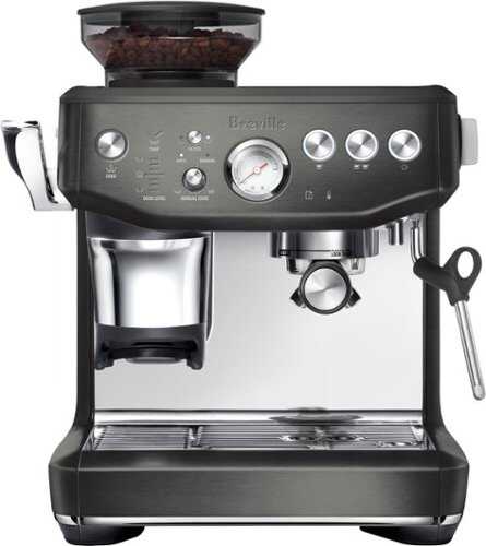 Rent to own Breville - the Barista Express Impress Espresso Machine - Black Stainless Steel