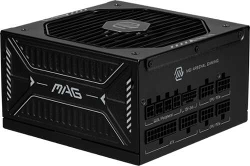 Rent to own MSI - MAG A850GLS PCIE5 850W ATX 3.1 & PCIe 5.1 Ready Full Modular 80 Plus Gold Gaming Power Supply - Black