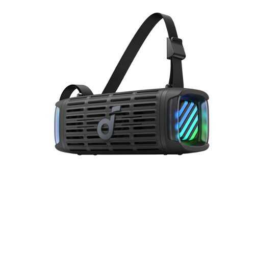 Rent to own Soundcore - by Anker Boom 3i Rugged Outdoor Portable Bluetooth Speaker, IP68 Waterproof, Floating, 50W, 16H Playtime - Black
