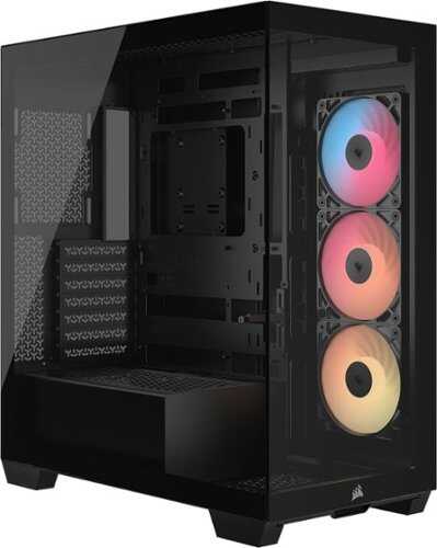 Rent to own CORSAIR - 3500X RS-R ARGB ATX Mid-Tower PC Case - Black