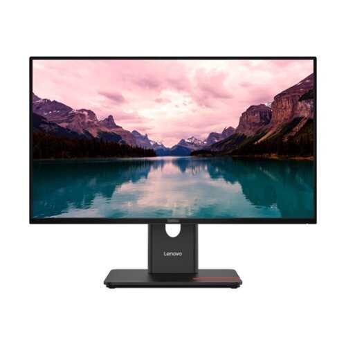 Rent to own Lenovo - ThinkVision 23.8" IPS LED FHD 48hz - 120hz Monitor (HDMI, USB, DP, VGA) - Eclipse Black
