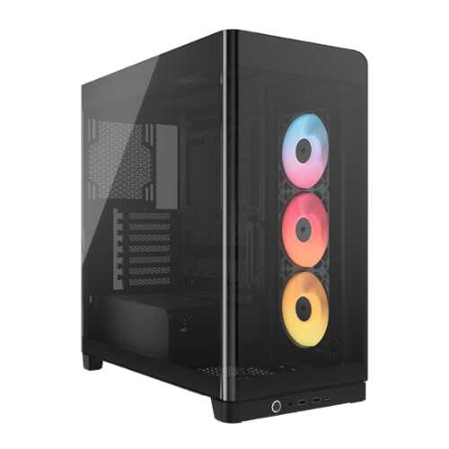 Rent to own CORSAIR - FRAME 4500X RS-R ARGB Panoramic Glass Mid-Tower PC Case - Black