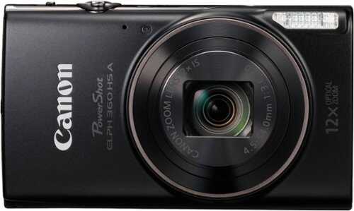Rent to own Canon - PowerShot ELPH 360 HS A Full HD Video 20.2-Megapixel Digital Camera - Black