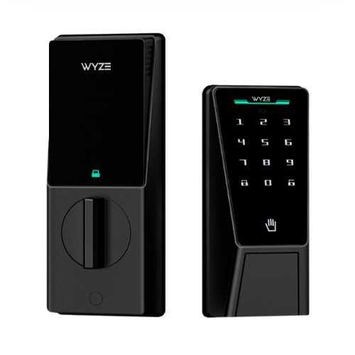 Rent to own Wyze - Palm Lock Smart Door Lock with Palm Vein Recognition, Keypad, Auto Lock, Dual Battery, Wi-Fi, BHMA3 Certified - Black