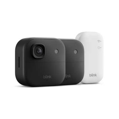 Rent to own Blink - Outdoor 2K+ 2K video resolution, Color night vision, Two-way audio with noise cancellation, Smart detection - 2CAM - Black