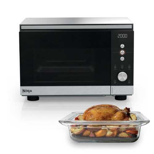 Rent to own Ninja - Crispi Microwave and Air Fryer with FusionCrisp Technology - Black / Stainless Steel
