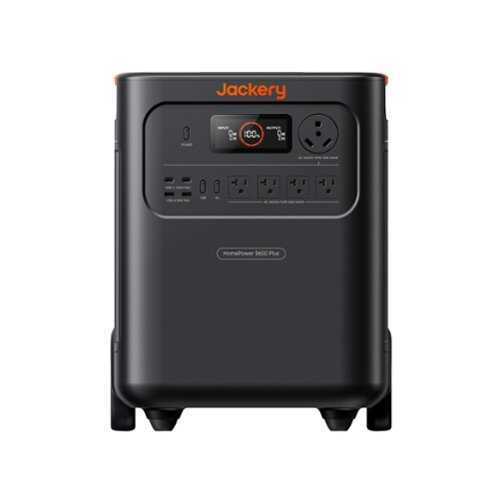 Rent to own Jackery - HomePower 3600 Plus Portable Power Station (3584Wh) for Essential Home Backup (3584 Wh Capacity) - Black