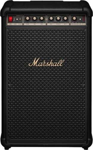 Rent to own Marshall - Bromley 750 Portable Wireless Party Speaker with Bluetooth / 3.5mm Aux / RCA / Microphone Inputs and LED Lights - Black