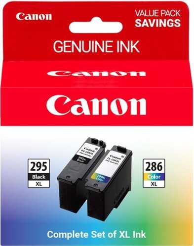 Rent to own Canon - PG-295XL/CL-286XL High Yield Ink Cartridges (2-Pack) - Black/Tri-color