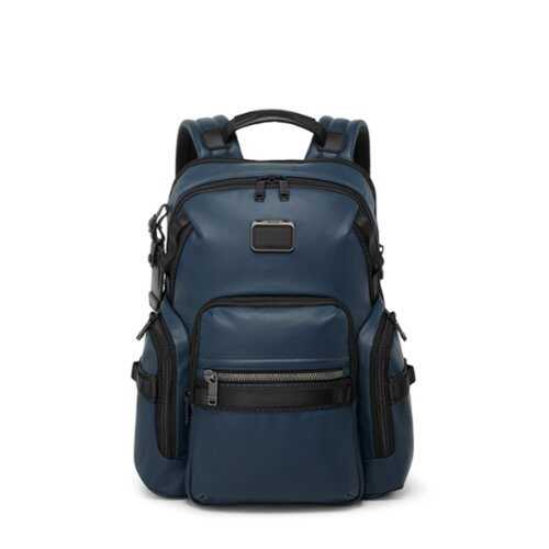 Rent to own TUMI - Alpha Bravo Navigation Backpack - Navy Coated Canvas
