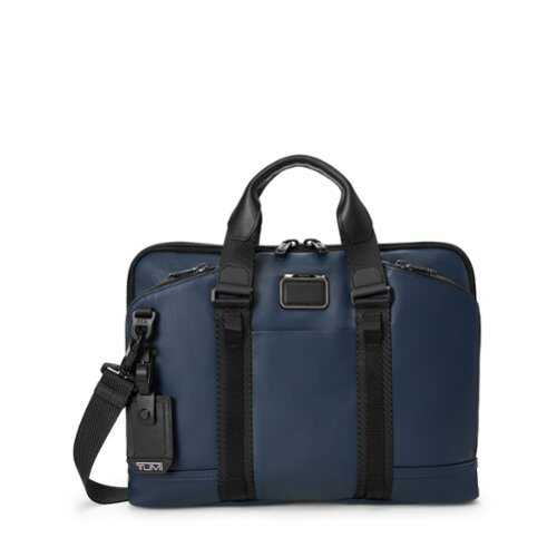 Rent to own TUMI - Alpha Bravo Academy Brief - Navy Coated Canvas