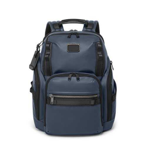 Rent to own TUMI - Alpha Bravo Search Backpack - Navy Coated Canvas