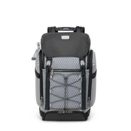 Rent to own TUMI - Alpha Bravo Expedition Backpack - Pearl Gray Mesh
