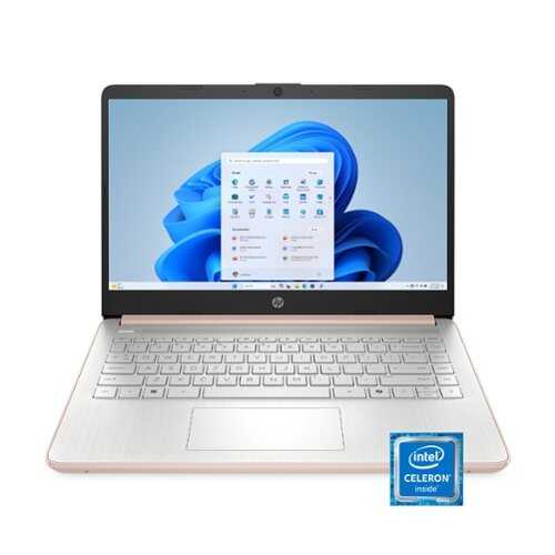 Rent to own HP - 14" Laptop - Intel Celeron N4500 - 4GB Memory - 64GB eMMC - Pale Rose Gold