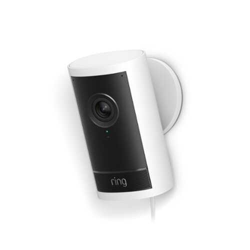 Rent to own Ring - Outdoor Cam Pro POE, Retinal 4K for ultimate wide-angle video, 10x Zoom, Low-Light Sight full-color night vision - White