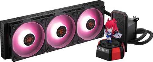 Rent to own MSI - CORELIQUID A17 MLG EDITION CPU Liquid Cooler-360mm Radiator-Triple 120mm ARGB PWM Fans-Uni Bracket - Black & Red