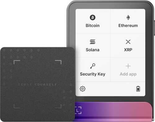 Rent to own Ledger - Flex Crypto Hardware Wallet with Recovery Key - Crimson Magenta