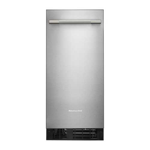 Rent to own KitchenAid - 15" 25-Lb. Ice Maker - PrintShield Stainless Finish