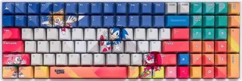 Rent to own Higround - Basecamp 96+ 96% Wired Mechanical Lubed TTC Neptune Switch Gaming Keyboard with RGB Backlighting - Sega - Classic Sonic