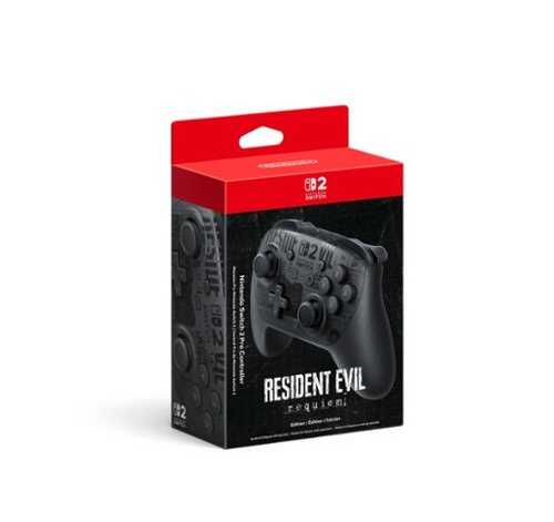 Rent to own Nintendo - Switch 2 Pro Controller Resident Evil Requiem Edition - Black