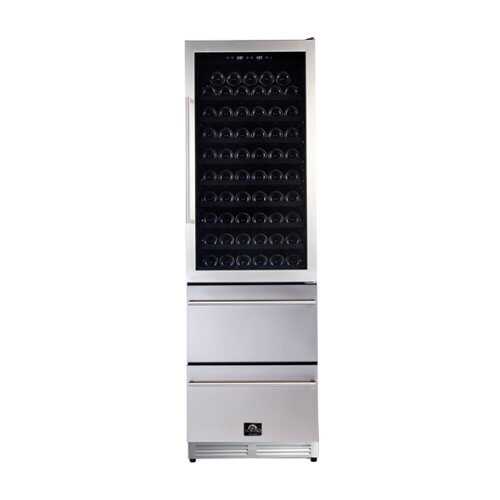 Rent to own Forno Appliances - Azienda 108-Bottle Wine Cooler - Stainless Steel