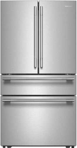 Rent to own KitchenAid - 30 Cu. Ft. French Door Refrigerator with Interior Water and Ice and FreshChill Full-Width Refrigerated Drawer - Stainless Steel