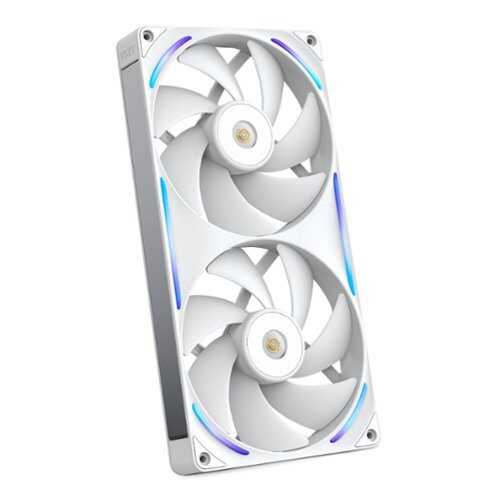 Rent to own NZXT - NZXT-F280X Performance Fan - 280mm Single-Frame Case Fan w/ 2 x 140mm PWM RGB Computer Case Fans with LCP Frame & Blades - White