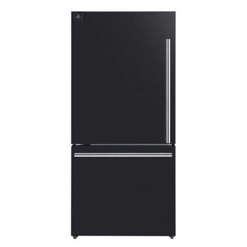 Rent to own Forno Appliances - Milano Espresso 17.2 Cu. Ft. Bottom Freezer Refrigerator with Built-In Ice Maker - Black