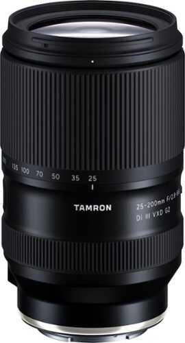 Rent to own Tamron - 25-200mm F/2.8-5.6 Di III VXD G2 All-In-One Zoom Lens for Sony E-Mount Cameras