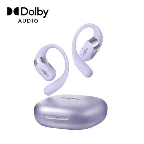 Rent to own Shokz - OpenFit 2+ Open-Ear True Wireless Bluetooth Earbuds - Purple