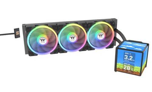 Rent to own Thermaltake - Minecube 360 Ultra ARGB CPU AIO Liquid Cooler - Black