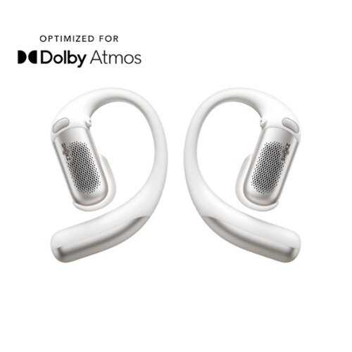 Rent to own Shokz - OpenFit Pro Open-Ear True Wireless Active Noise Reduction Earbuds - White