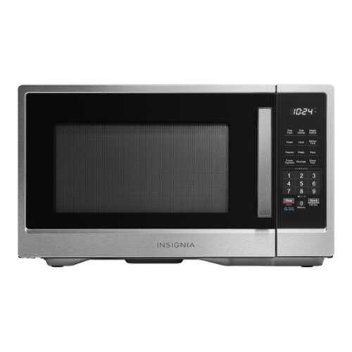 Rent to own Insignia™ - 1.1 Cu. Ft. Countertop Microwave - Stainless Steel
