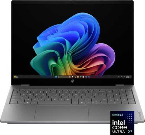 Rent to own HP - OmniBook X – Copilot+ PC – 16” 2K OLED Touchscreen Laptop – Intel Core Ultra X7 358H 2026 – 32GB Memory – 1TB SSD - Meteor Silver