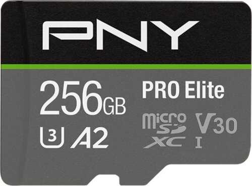 Rent to own PNY - 256GB PRO Elite Class 10 U3 V30 A2 microSDXC Flash Memory Card