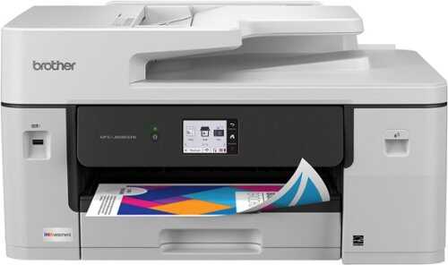 Rent to own Brother - INKvestment 6560 Wireless Color All-in-One Inkjet Printer with 11”x17” capabilities (MFC-J6560DW) - Gray