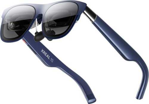 Rent to own XREAL - 1S AR Glasses w/X1 Chip, 52-Degree FOV 120Hz Display w/Sound by Bose for iPhone 17/16/15, Steam, ROG, Mac/PC/Android/iOS - Black